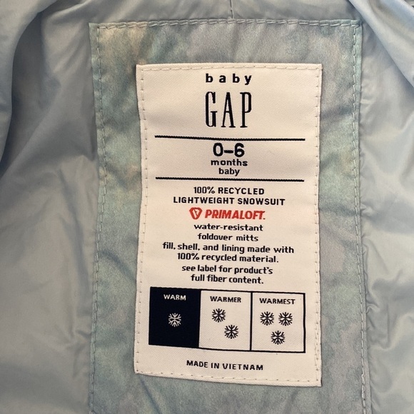 BABY GAP Unisex Snow Bodysuit Size 0-6 Months - Picture 7 of 12
